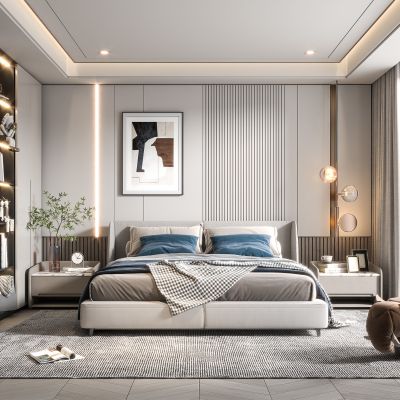 现代卧室