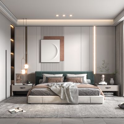 现代卧室