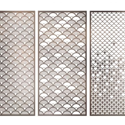 隔断屏风3D模型