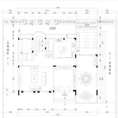 碧桂园沈府别墅平面