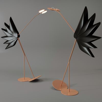 现代创意落地灯