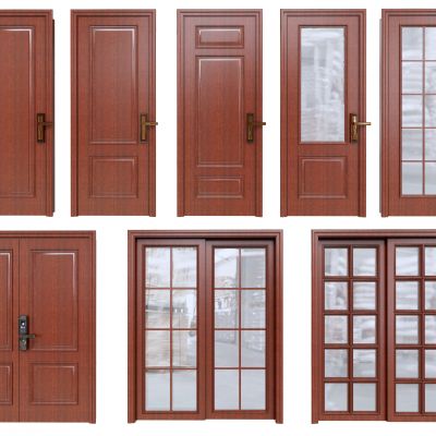 现代实木门 单开门 教室门 卧室门 推拉门 厨卫门