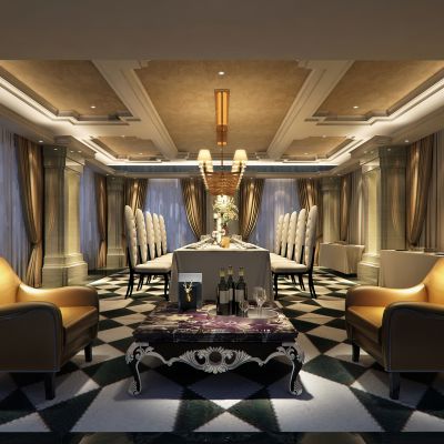 欧式西餐厅包厢