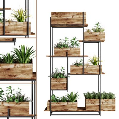 工业风花架，花槽