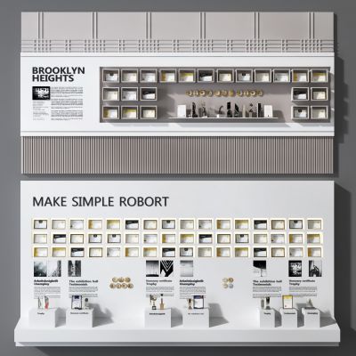 展厅文化墙荣誉墙企业墙