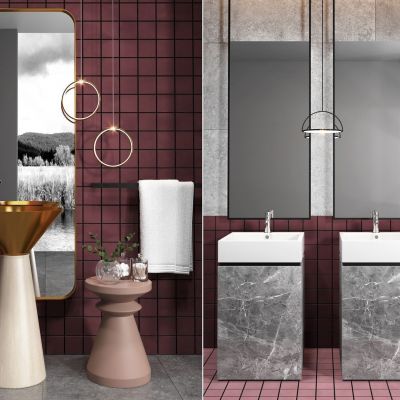 北欧台盆 浴室柜组合