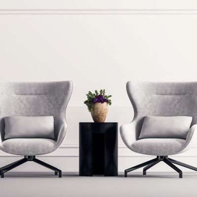 现代茶几休闲椅