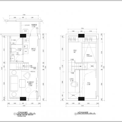 复式公寓平面布置