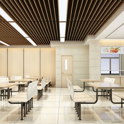 现代大学学校食堂