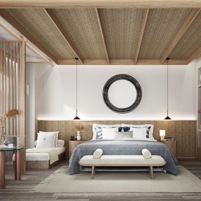 自然风民宿酒店客房