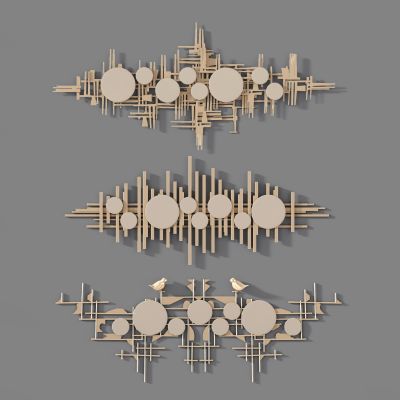 现代金属墙饰挂件