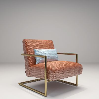 现代布艺沙发 休闲椅子 轻奢椅子