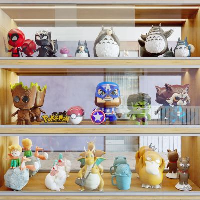 cr材质现代儿童玩具手办