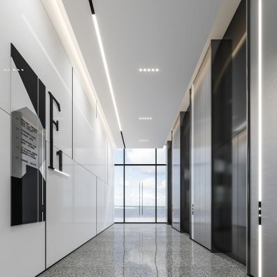 现代电梯厅