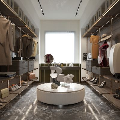 现代衣帽间