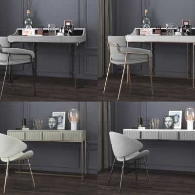 现代北欧梳妆台组合