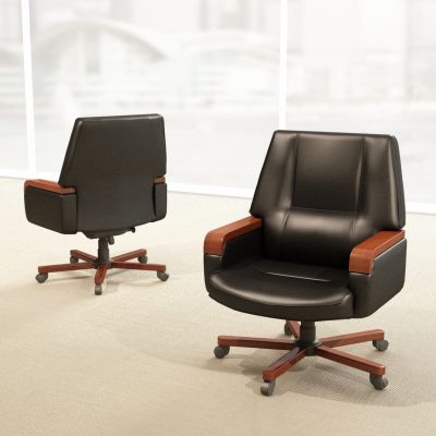 现代皮质办公椅