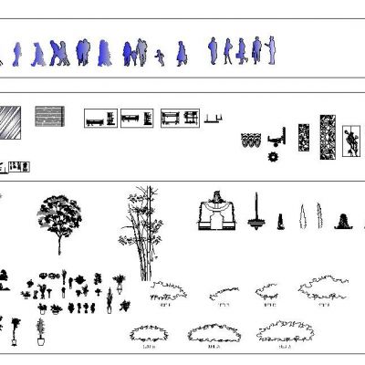 设计公司常用CAD图块图库