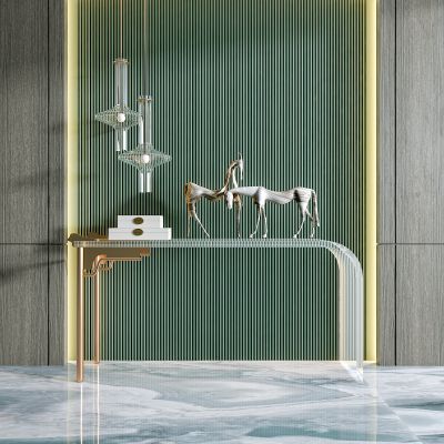 新中式玄关端景柜