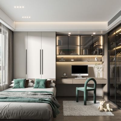 现代榻榻米卧室