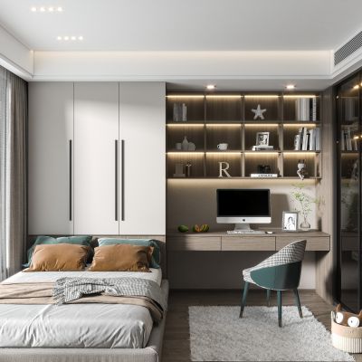 现代榻榻米卧室