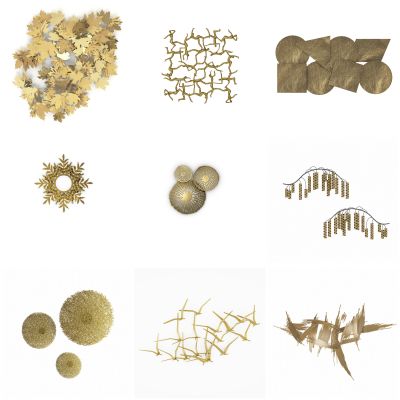 现代轻奢金属墙饰壁挂