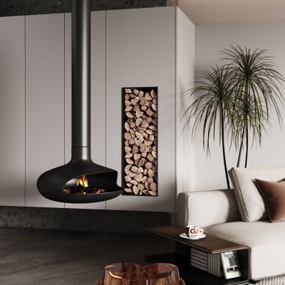 现代壁炉