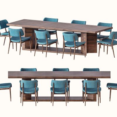 现代餐桌椅组合