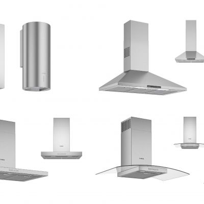 现代厨房抽油烟机