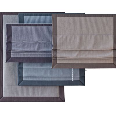 简欧布匹窗帘组合