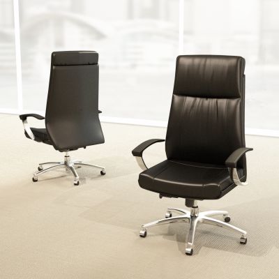 现代皮质办公椅
