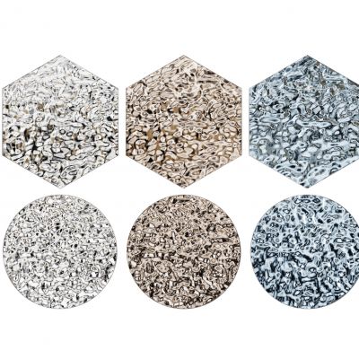 现代水波纹不锈钢饰面板