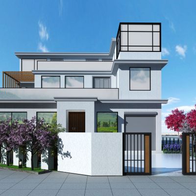 现代别墅庭院景观