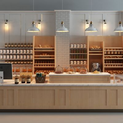 现代零食店 糕点店