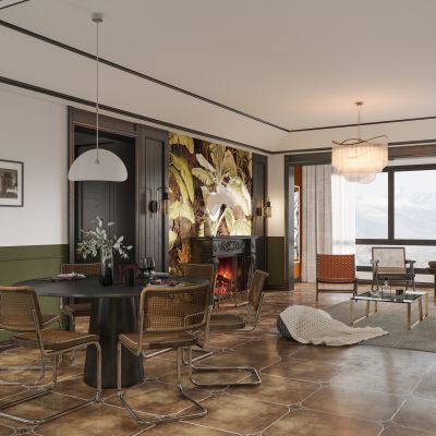 混搭风格个性客餐厅