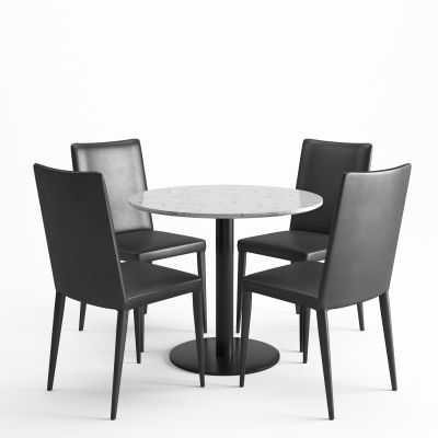 现代餐桌椅组合
