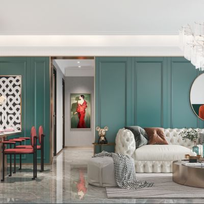 混搭风格个性客餐厅