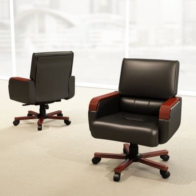 现代皮质办公椅