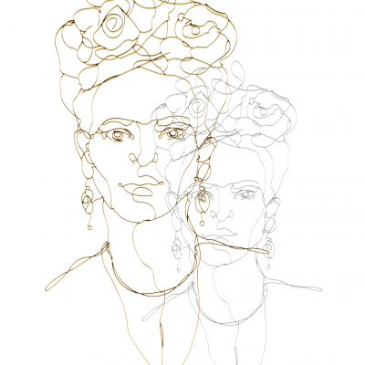 现代雕塑摆件组合 会所服务台金属饰品