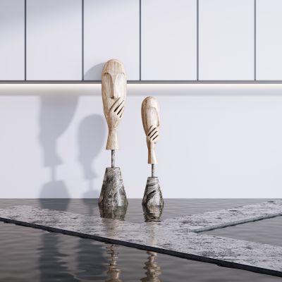 现代人物雕塑摆件