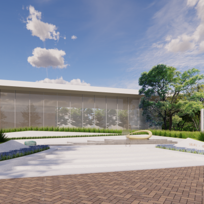 保利现代示范区景观深化模型