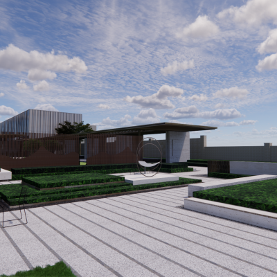 华润置地新中式示范区景观深化模型