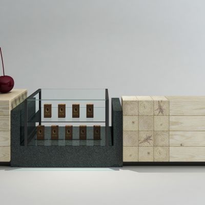 现代服务台 蛋糕柜