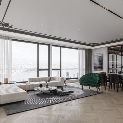 混搭风格个性客餐厅