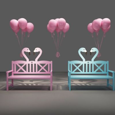 情人节火烈鸟户外椅