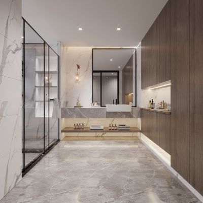 现代家居卫生间