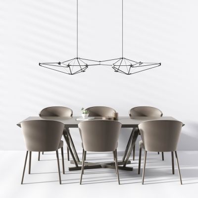 现代桌椅 现代餐桌椅 休闲餐桌椅 现代休闲吊灯
