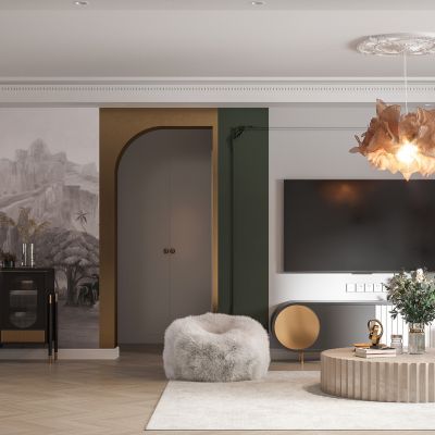 混搭风格个性客餐厅