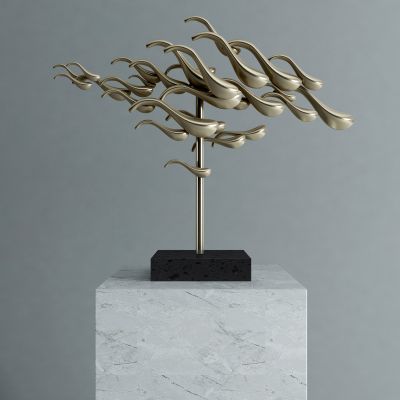 现代动物摆件 鸟雕塑