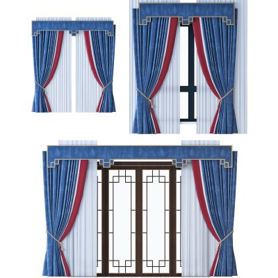 欧式窗帘组合